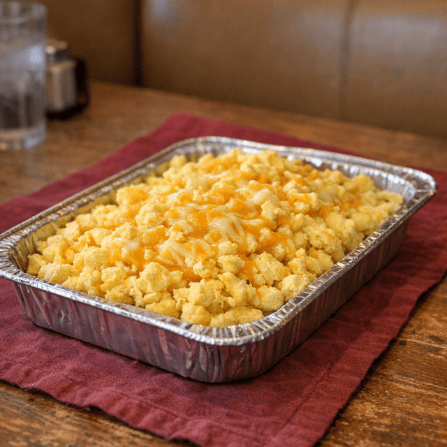 Scrambled Eggs with Cheddar Jack Cheese